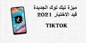Read more about the article ميزة تيك توك الجديدة قيد الاختبار 2021